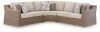Ashley Furniture PCP790P1 Laguna Heights - 3-Piece Outdoor Sectional - Beige