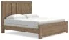 Ashley Furniture PCB2844B6 Oliandon - King Panel Bed - Light Brown