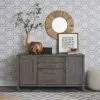 Liberty Furniture 406-HO120 Modern Farmhouse - Credenza - Dusty Charcoal