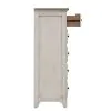 Liberty Furniture 652-BR41 Farmhouse Reimagined - 5 Drawer Chest - Antique White / Chestnut Tops