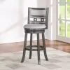 New Classic S1701-BS-GRY New Classic S1701-BS-GRY Gia - Swivel Barstool - Gray