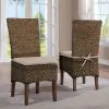 Riverside Furniture 36965 Mix-N-Match Chairs - Woven Side Upholstered Chair (Set of 2) - Hazelnut