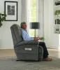 Jackson Furniture Industries 4892-1792/28-2792/28 Longevity - Fabric Power Lift Reclining With Dual Motor / Zero Gravity Trendelenburg / Xtra Comfort Extended Ottoman - Graphite