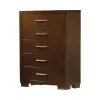 CoasterEssence 200719Q-S5 Jessica - 5 Piece Queen Bedroom Set - Cappuccino