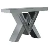 CoasterElevations 723449 Taffeta - V-Shaped Mirrored Entryway Console Table - Silver