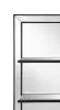 CoasterEssence 961631 Oriel - Rectangular 3-Shelf Wall Mirror - Silver