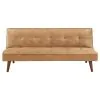 Coaster Fine Furniture 360234 Jenson - Upholstered Tufted Convertible Sofa Bed - Saddle Brown