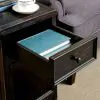 Furniture of America CM4327T Meadow - Side Table - Antique Black
