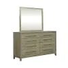Liberty Furniture 789-BR-DM Brentwood - Dresser & Mirror - Sandstone