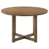 Coaster Fine Furniture 108570 Crestmore - Round Wood Dining Table - Walnut