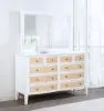 Coaster Fine Furniture 223473M Bexhill - 10-Drawer Dresser And Mirror - White