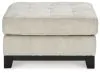 Benchcraft® 3300408 Maxon Place - Oversized Accent Ottoman - Stone