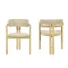 New Classic G6201-DC Sedona - Wood And Wicker Patio Dining Chair (Set of 2) - Natural / Brown