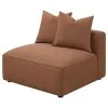 CoasterElevations 551591 Jennifer - Upholstered Armless Chair - Terracotta