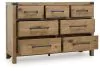 Benchcraft® B858-31 Ridgester - Dresser - Light Brown