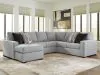 Benchcraft® 66804S1 Benchcraft® 66804S1 Lakepoint - 2-Piece Sectional With LAF Sofa Chaise - Nickel