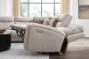 Benchcraft® U13300S4 Gravier - 5-Piece Power Reclining Sectional - Gray