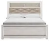 Ashley Furniture B2640B20 Altyra - Queen Panel Bookcase Bed With Roll Slats - White