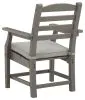 Ashley Furniture P802-601A Visola - Arm Chair With Cushion (Set of 2) - Gray