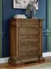 Ashley Furniture PCB949-46 Frantanna - Five Drawer Chest - Brown