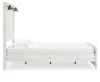 Ashley Furniture B1190B7 Gerridan - Queen Panel Bed With Sconces - White
