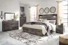 Ashley Furniture B211B55 Ashley Furniture B211B55 Drystan - King Panel Bed With 2 Storage Drawers - Brown / Beige