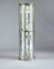Pulaski Furniture 21395 PFC Curios - Lighted Half Round 5 Shelf Curio Cabinet - Aged Silver