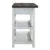 Liberty Furniture 139WH-SR5536 Farmhouse - Server - Two Tone White / Wood Tone