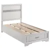 CoasterEveryday 205111T-S4 Miranda - 4 Piece Twin Storage Bedroom Set - White