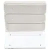 Coaster Fine Furniture 903161 Serreta - Boucle Upholstered Armless Acrylic Chair - Ivory