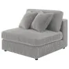 Coaster Fine Furniture 509997 Blaine - Upholstered Armless Chair - Fog