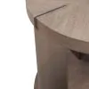 Liberty Furniture 754-OT1020 Liberty Furniture 754-OT1020 Harlow - Round End Table - Sandstone & Satin Nickel