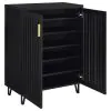 Coaster Fine Furniture 950422 Brixton - 2-Door Entryway Shoe Storage Cabinets - Black