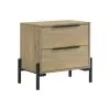 Intercon NH-BR-2402-VNM-C Newhall - Nightstand - Vintage Oak Melamine