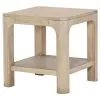 Coaster Fine Furniture 723487 Solano - Square Wood Side End Table With Shelf - Weathered Mango