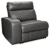 Ashley Furniture 55203S5 Samperstone - 2-Piece Power Reclining Sectional - Gray