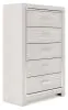 Ashley Furniture B2640/31/36/46/56S/58/95/B100-14 Altyra - King Upholstered Storage Bed - 7 Pc. - Dresser, Mirror, Chest, King Bed - White