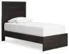 Ashley Furniture B2589B11 Belachime - Twin Panel Bed - Black