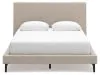 Ashley Furniture B1199-81 Ashley Furniture B1199-81 Cielden - Queen Upholstered Bed with Roll Slats - Soft Gray