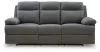 Ashley Furniture PC9140689 Ashley Furniture PC9140689 Side-Swipe - Reclining Sofa With Drop Down Table - Charcoal