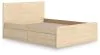 Ashley Furniture EB9632B12 Ashley Furniture EB9632B12 Onita - Queen Panel Platform Bed With 1 Side Storage - Natural