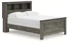 Ashley Furniture B4480B3 Ashley Furniture B4480B3 Frandern - Full Bookcase Panel Bed - Gray