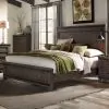 Liberty Furniture 759-BR-CPB Liberty Furniture 759-BR-CPB Thornwood Hills - California King Panel Bed - Rock Beaten Brown