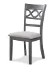 New Classic D1719-50S-GRY Cori - 5 Piece Round Dining Set - Gray