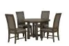 New Classic D4212-11 Cityscape - Round Dining Table - Dark Brown