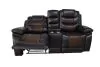 New Classic U7005-25P1-BRN New Classic U7005-25P1-BRN Nikko - Console Loveseat With Power Footrest - Brown