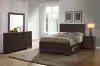 CoasterEveryday 204390KE-S4 Kauffman - 4 Piece King Bedroom Set - Dark Cocoa