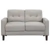 Coaster Fine Furniture 506786 Bowen - Upholstered Track Arm Tufted Loveseat - Beige
