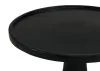 CoasterEssence 915109 Ixia - Round Solid Mango Wood Accent Side Table - Black Stain