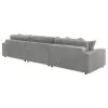 Coaster Fine Furniture 509900-SET Blaine - Upholstered Reversible Chaise Sectional Sofa - Fog